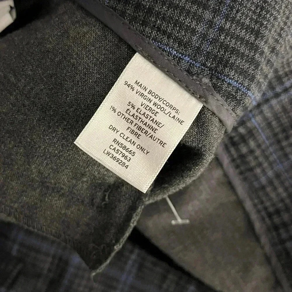 Lewit Black and Blue Plaid Pants - Picture 4 of 7